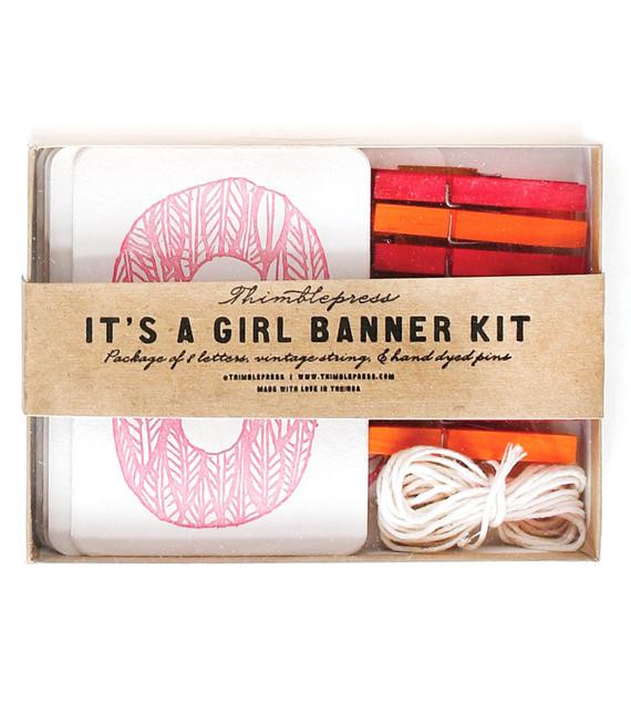 Best ideas about DIY Banner Kit
. Save or Pin It s A Girl Letterpress DIY Banner Kit Now.