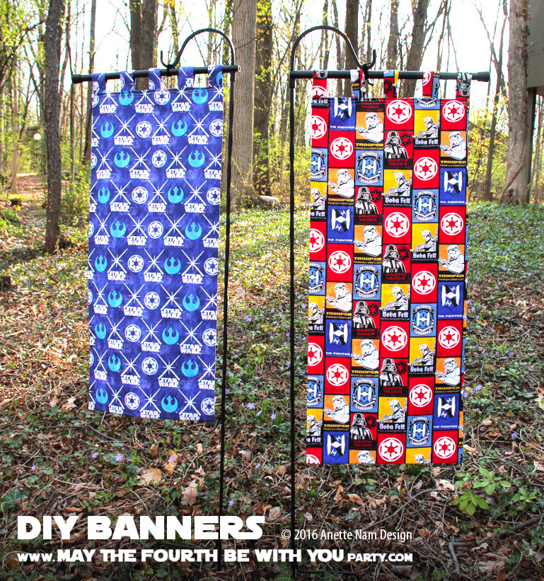 Best ideas about DIY Banner Stand
. Save or Pin How to Make an Entrance DIY Star Wars Fabric Banners Now.
