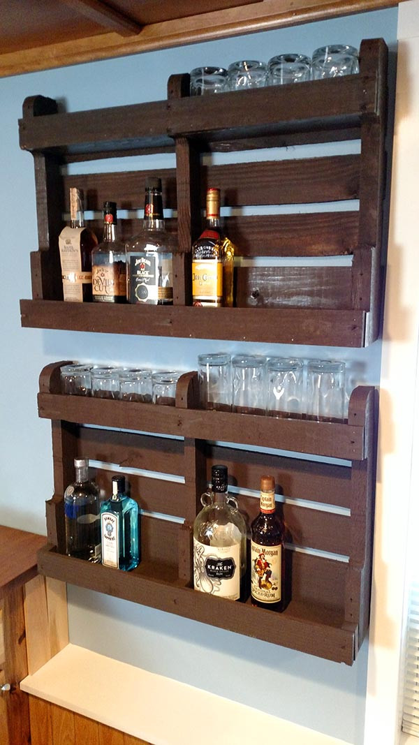 Best ideas about DIY Bar Cabinet
. Save or Pin DIY Pallet Wood Liquor Cabinet Home Construction Improvement Now.