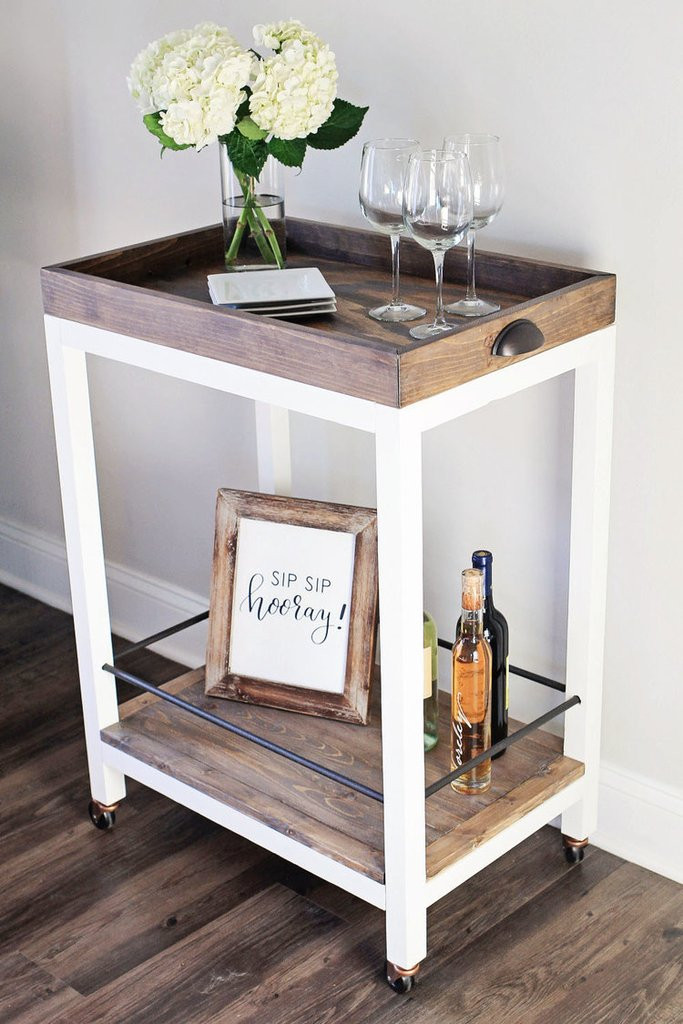 Best ideas about DIY Bar Cart Plans
. Save or Pin DIY Bar Cart Free Woodworking Plans Handmade Haven Now.