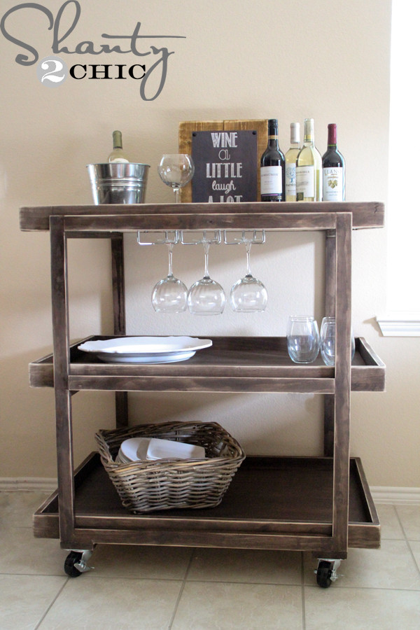 Best ideas about DIY Bar Cart Plans
. Save or Pin 14 Inspiring DIY Bar Cart Designs And Makeovers Now.