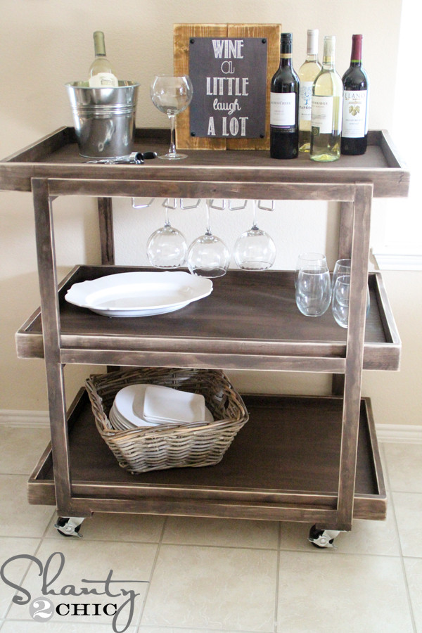 Best ideas about DIY Bar Cart Plans
. Save or Pin DIY Bar Cart Shanty 2 Chic Now.