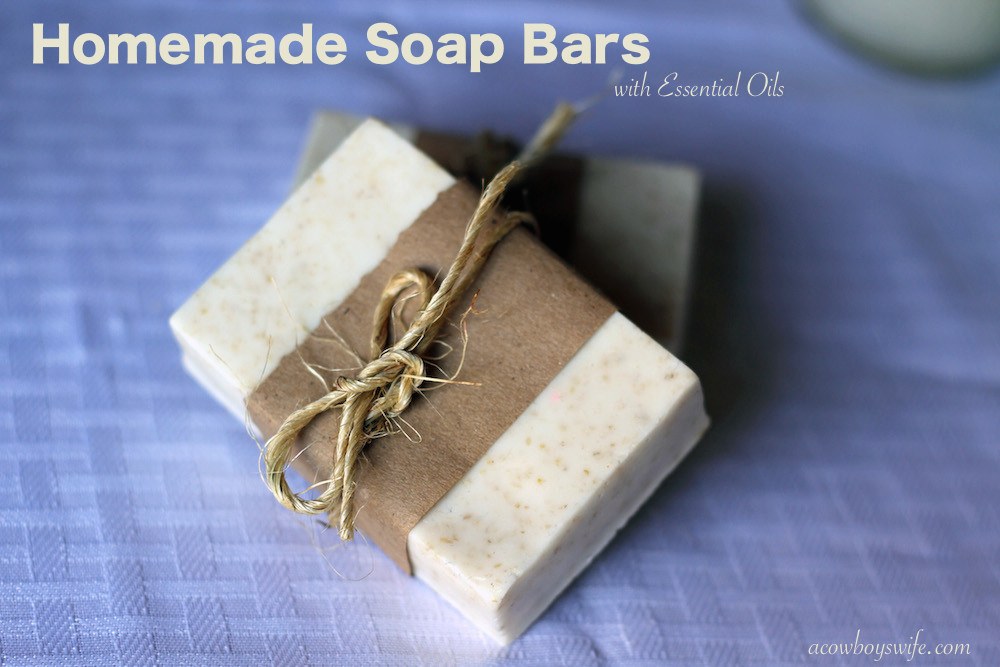 Best ideas about DIY Bar Soap
. Save or Pin Homemade Soap Bars with Essential Oils A Cowboy s Wife Now.