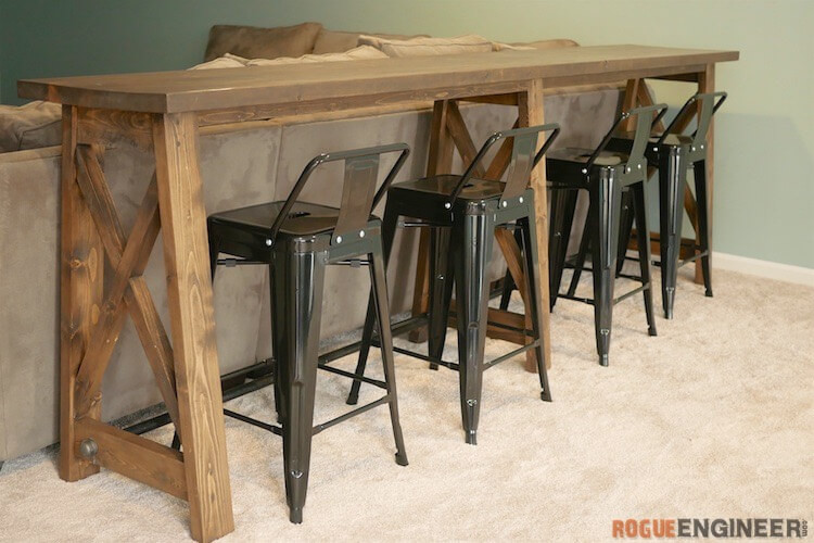 Best ideas about DIY Bar Top
. Save or Pin Bar Top Console Table Rogue Engineer Now.