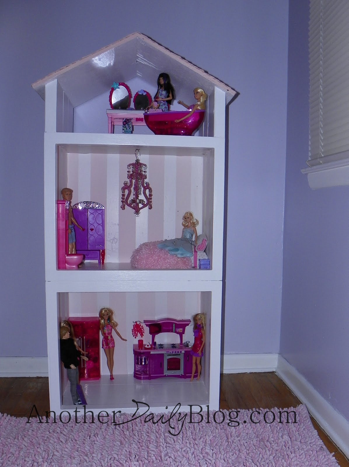 Best ideas about DIY Barbie House
. Save or Pin Another Daily Blog Homemade Barbie House out of Re Now.