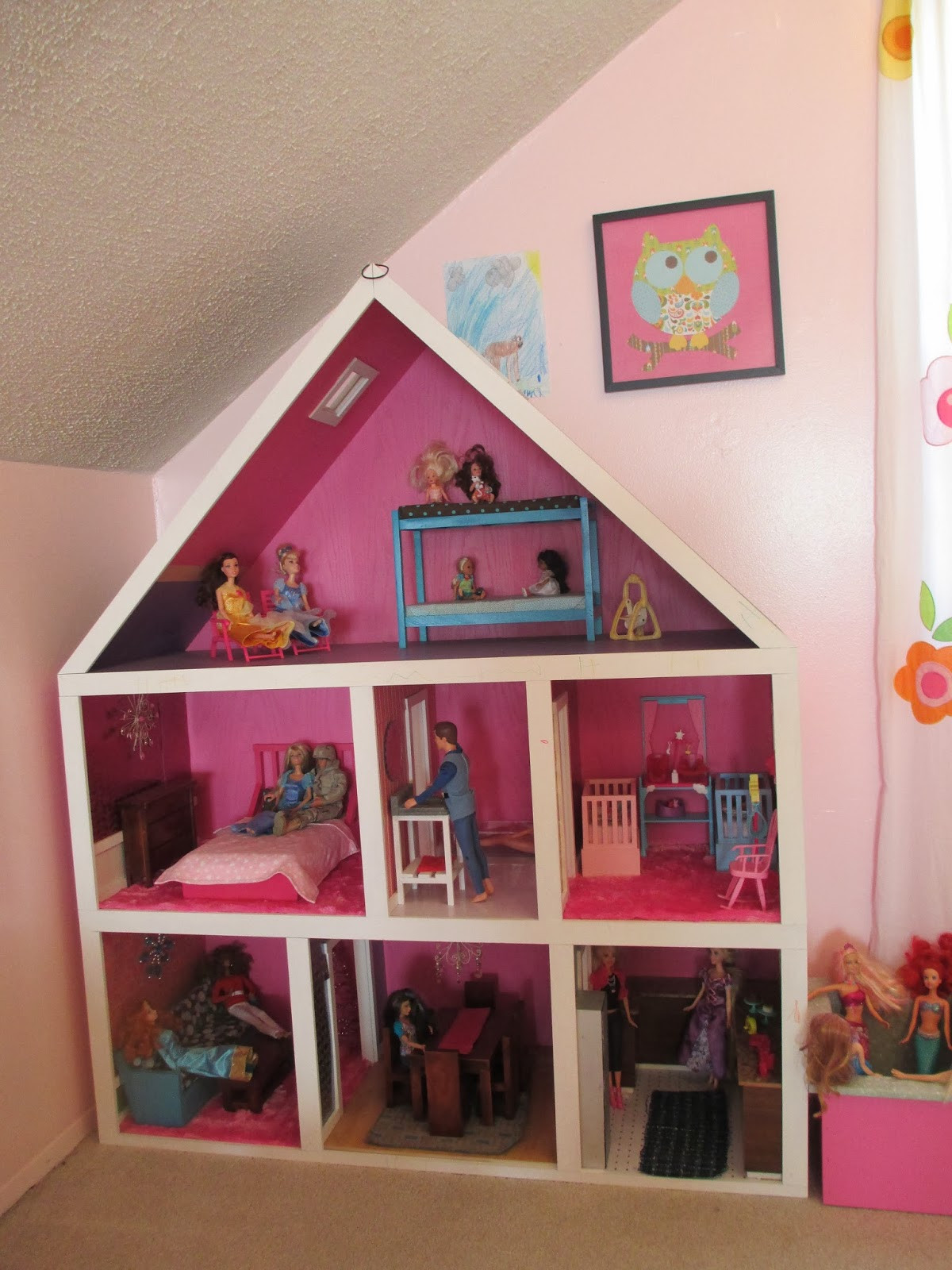 Best ideas about DIY Barbie House
. Save or Pin KRUSE S WORKSHOP Building for Barbie on a Bud Now.