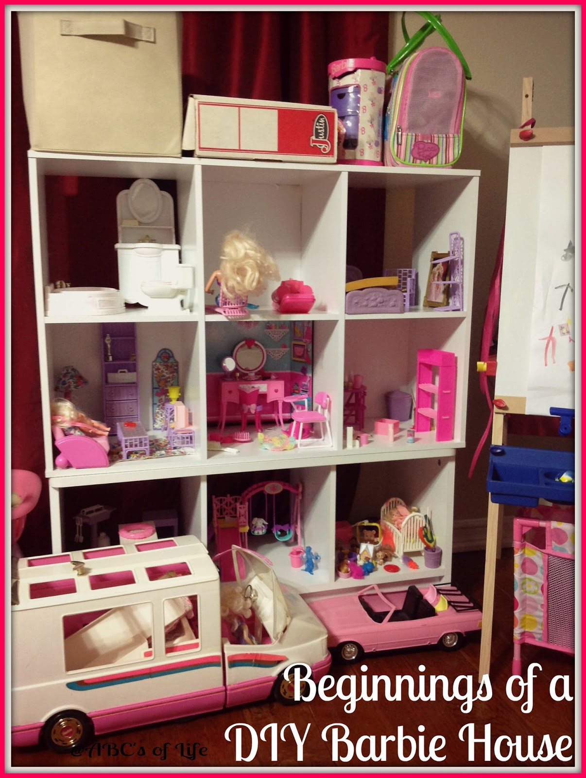 Best ideas about DIY Barbie Houses
. Save or Pin Beginnings of a DIY Barbie House Ashley Nicole Designs Now.