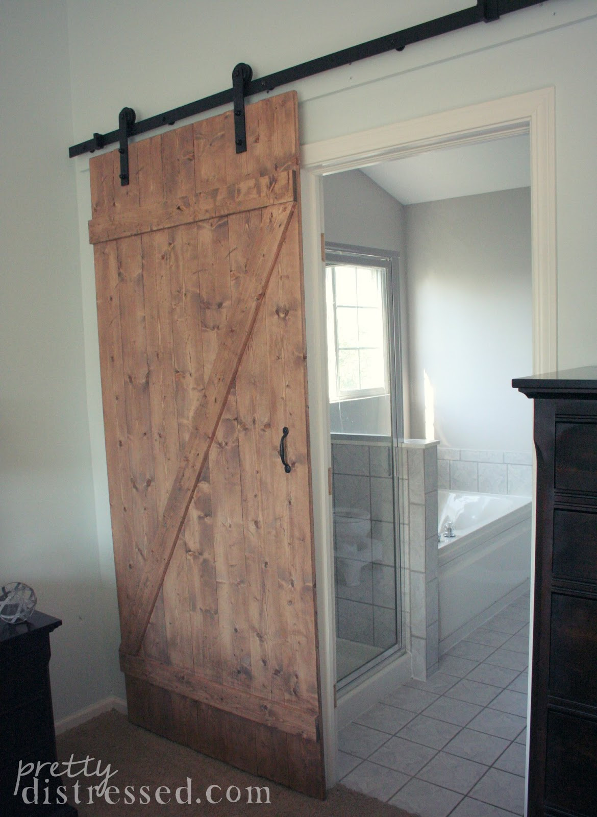 Best ideas about DIY Barn Doors
. Save or Pin Pretty Distressed DIY Distressed Sliding Barn Door Now.