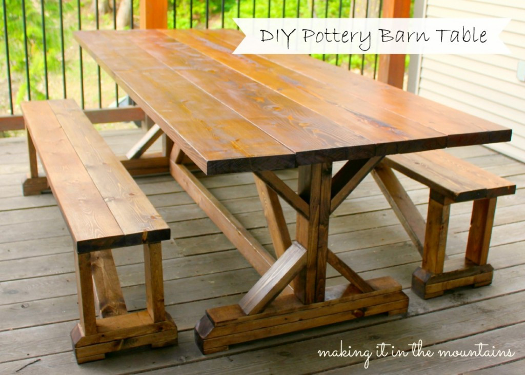 Best ideas about DIY Barn Wood Table
. Save or Pin DIY Pottery Barn Inspired Table Now.