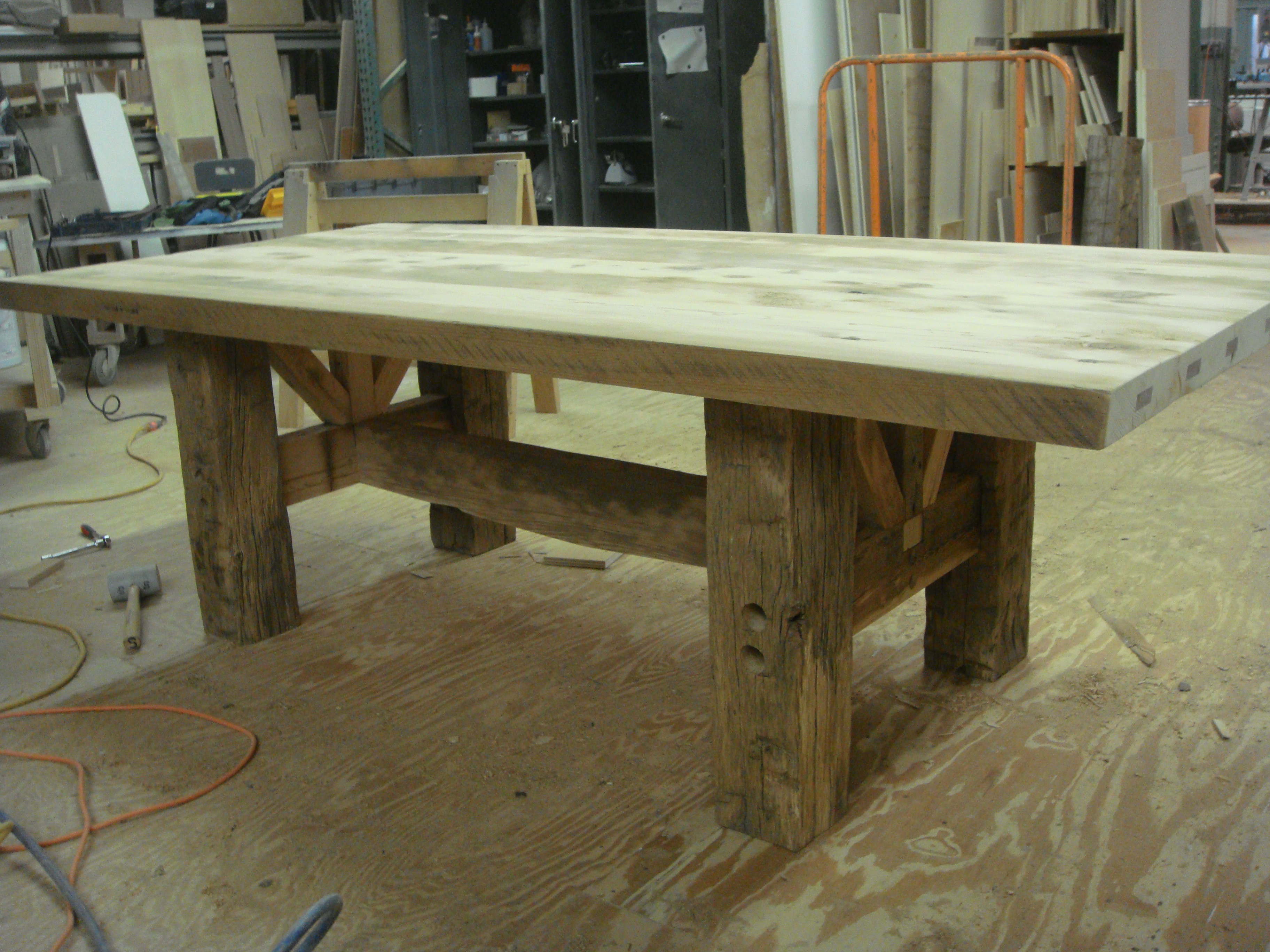 Best ideas about DIY Barn Wood Table
. Save or Pin Barn Timber Farmhouse Table Now.