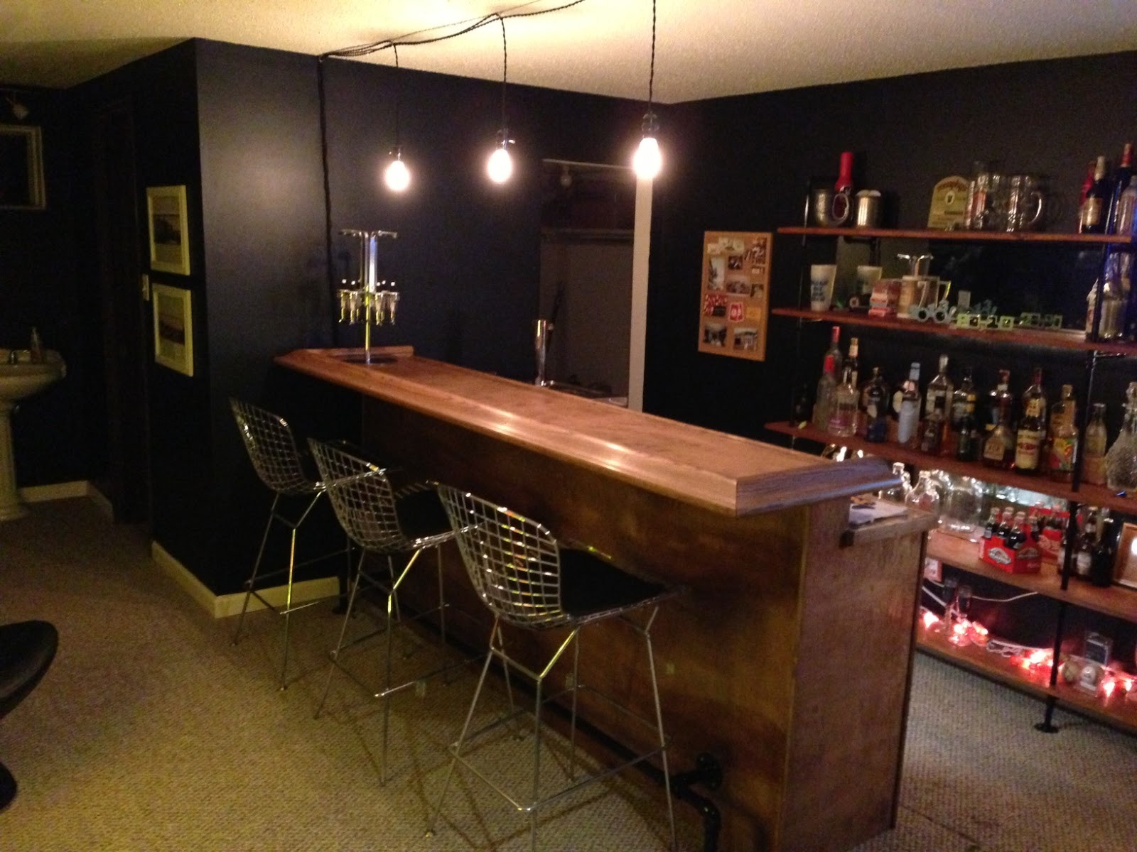 Best ideas about DIY Basement Bar
. Save or Pin back to the trees basement bar Now.