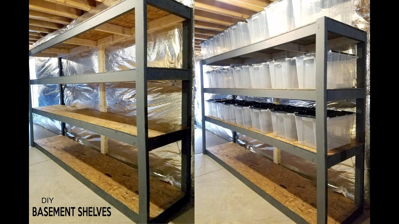 Best ideas about DIY Basement Shelving
. Save or Pin DIY Basement Shelves Free standing Now.