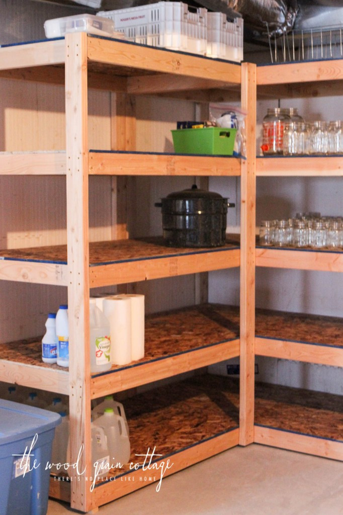 Best ideas about DIY Basement Storage Shelves
. Save or Pin DIY Basement Shelving The Wood Grain Cottage Now.