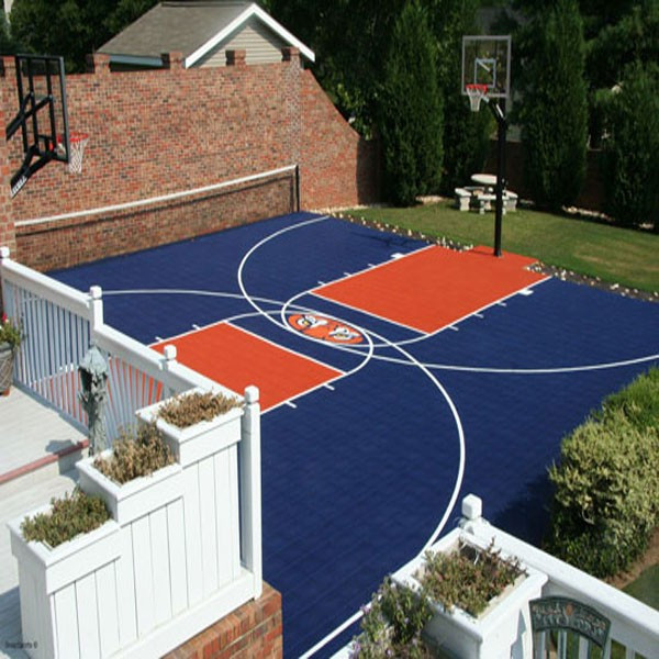 Best ideas about DIY Basketball Court
. Save or Pin Easy To Install Diy Basketball Court Pickleball Court Now.