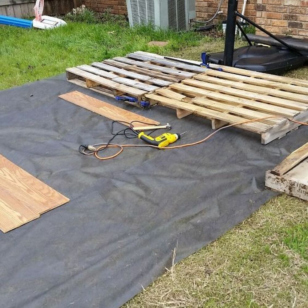 Best ideas about DIY Basketball Court
. Save or Pin DIY Pallet Basketball Court Now.