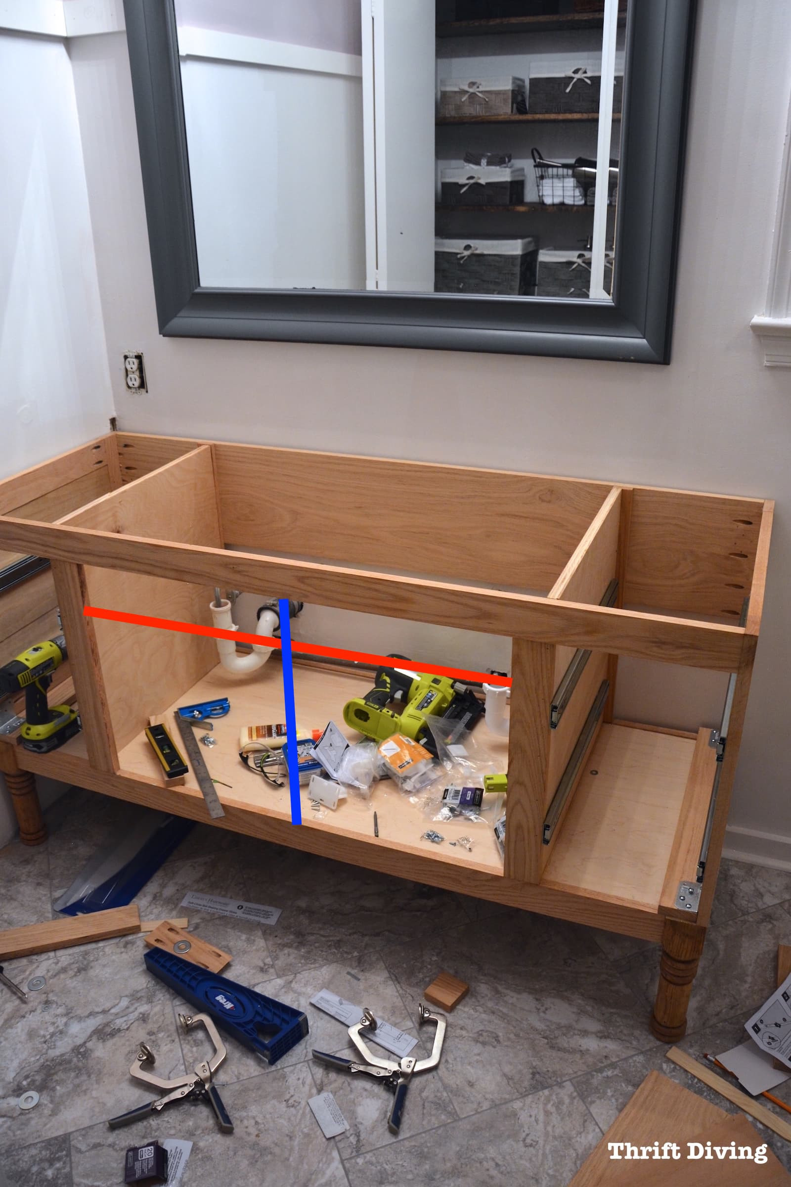 Best ideas about DIY Bathroom Cabinet
. Save or Pin Building a DIY Bathroom Vanity Part 5 Making Cabinet Doors Now.