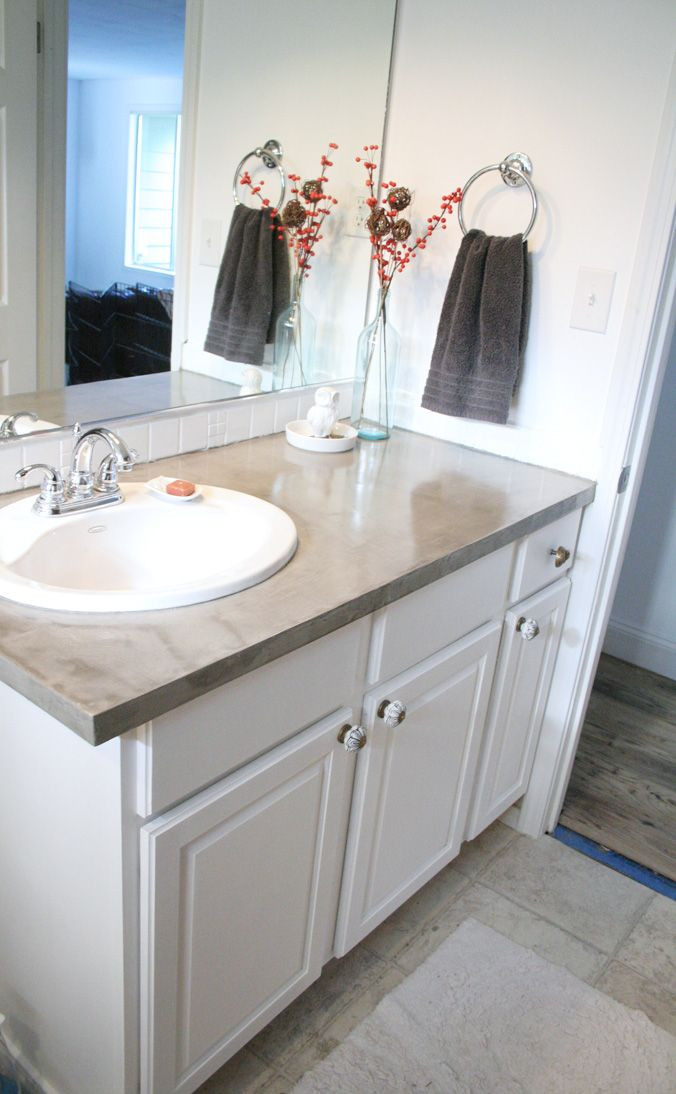 Best ideas about DIY Bathroom Counter
. Save or Pin 25 best ideas about Concrete countertops bathroom on Now.