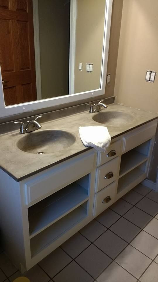 Best ideas about DIY Bathroom Countertop
. Save or Pin DIY Concrete Countertop in 2019 Bath Now.