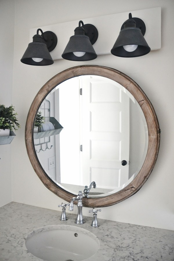 Best ideas about DIY Bathroom Light Fixture
. Save or Pin DIY Farmhouse Bathroom Vanity Light Fixture Liz Marie Blog Now.