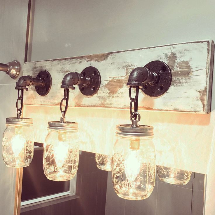 Best ideas about DIY Bathroom Light Fixture
. Save or Pin 25 best ideas about Mason Jar Lighting on Pinterest Now.