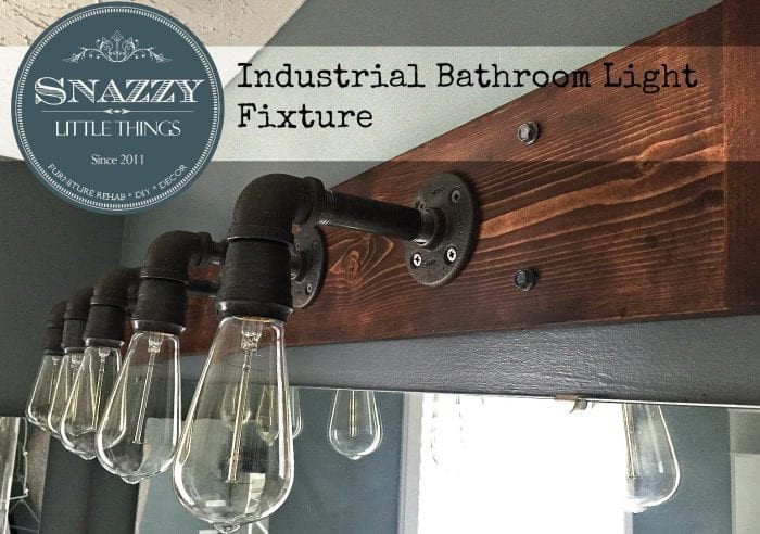 Best ideas about DIY Bathroom Light
. Save or Pin DIY Industrial Light Fixture Now.