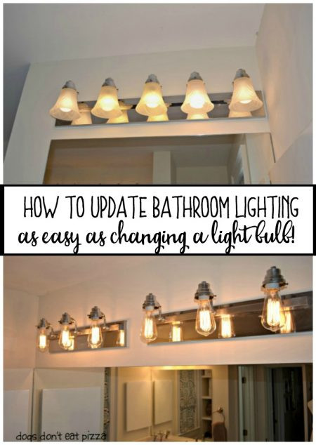 Best ideas about DIY Bathroom Lighting
. Save or Pin How to Update Bathroom Lighting it s as easy as changing Now.