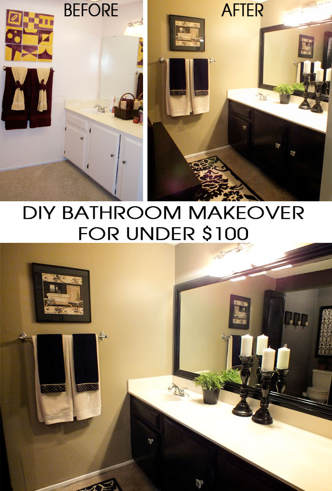 Best ideas about DIY Bathroom Makeover
. Save or Pin DIY Bathroom Makeover Two Sisters Now.