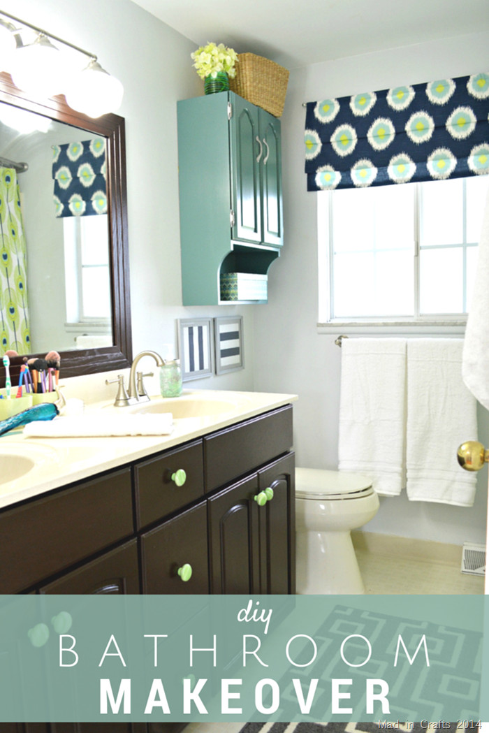 Best ideas about DIY Bathroom Makeover
. Save or Pin DIY BATHROOM MAKEOVER REVEAL Mad in Crafts Now.