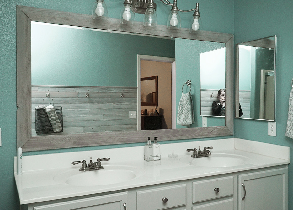 Best ideas about DIY Bathroom Mirror
. Save or Pin DIY Bathroom Mirror Frame for Under $10 Now.