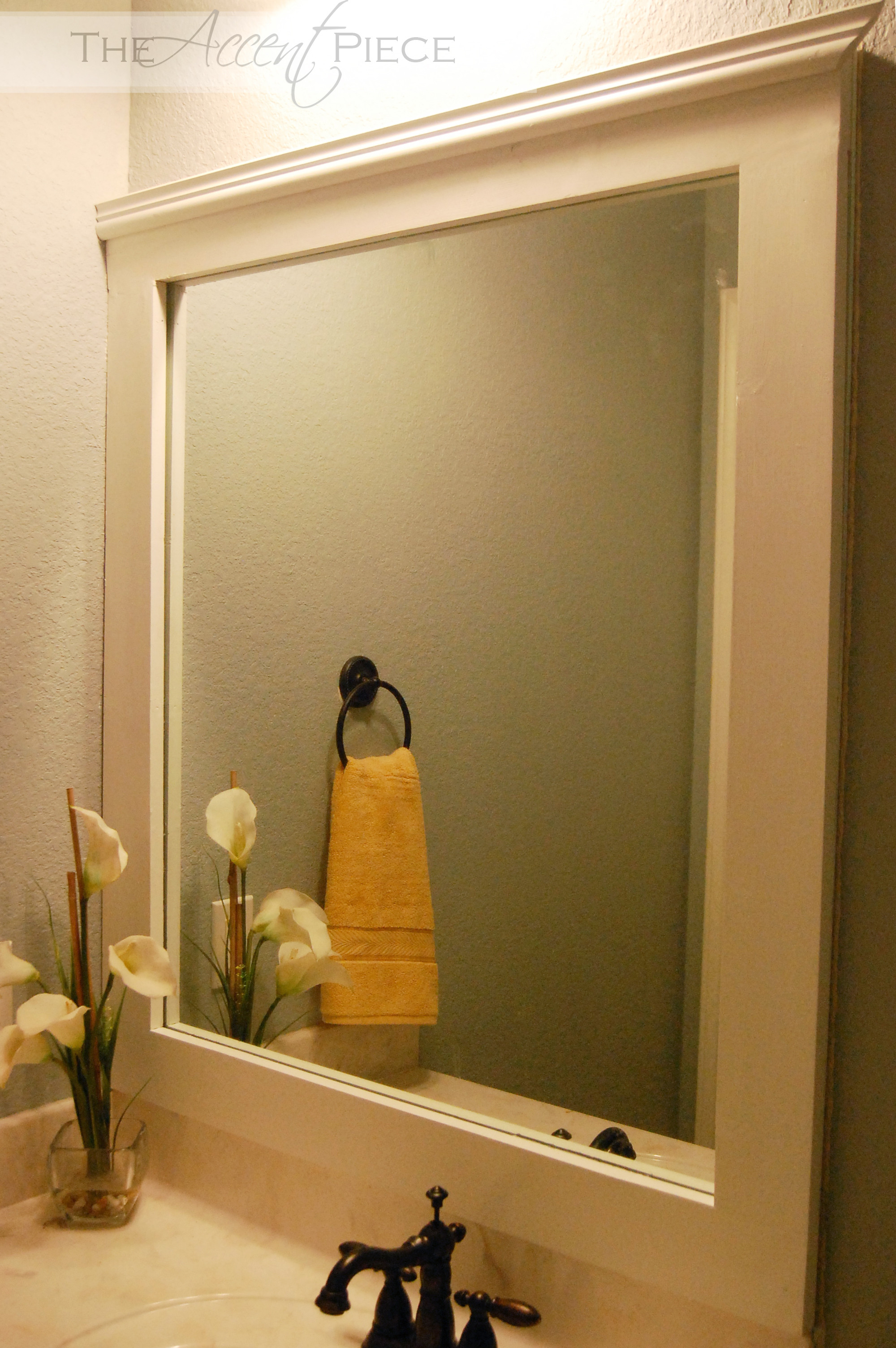 Best ideas about DIY Bathroom Mirror
. Save or Pin DIY Framed Bathroom Mirror Now.