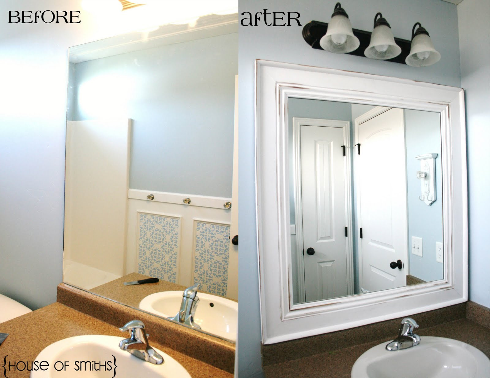 Best ideas about DIY Bathroom Mirror
. Save or Pin DIY Framed Mirror Tutorial Now.