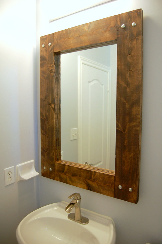Best ideas about DIY Bathroom Mirror
. Save or Pin DIY Rustic Mirror northstory Now.