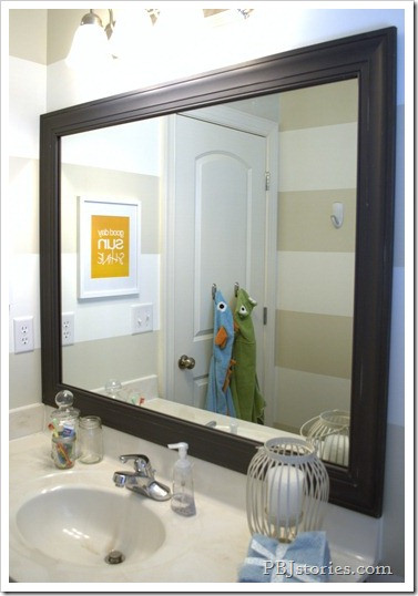 Best ideas about DIY Bathroom Mirror
. Save or Pin PBJstories How to Build Your Own Mirror Frame–the easy way Now.