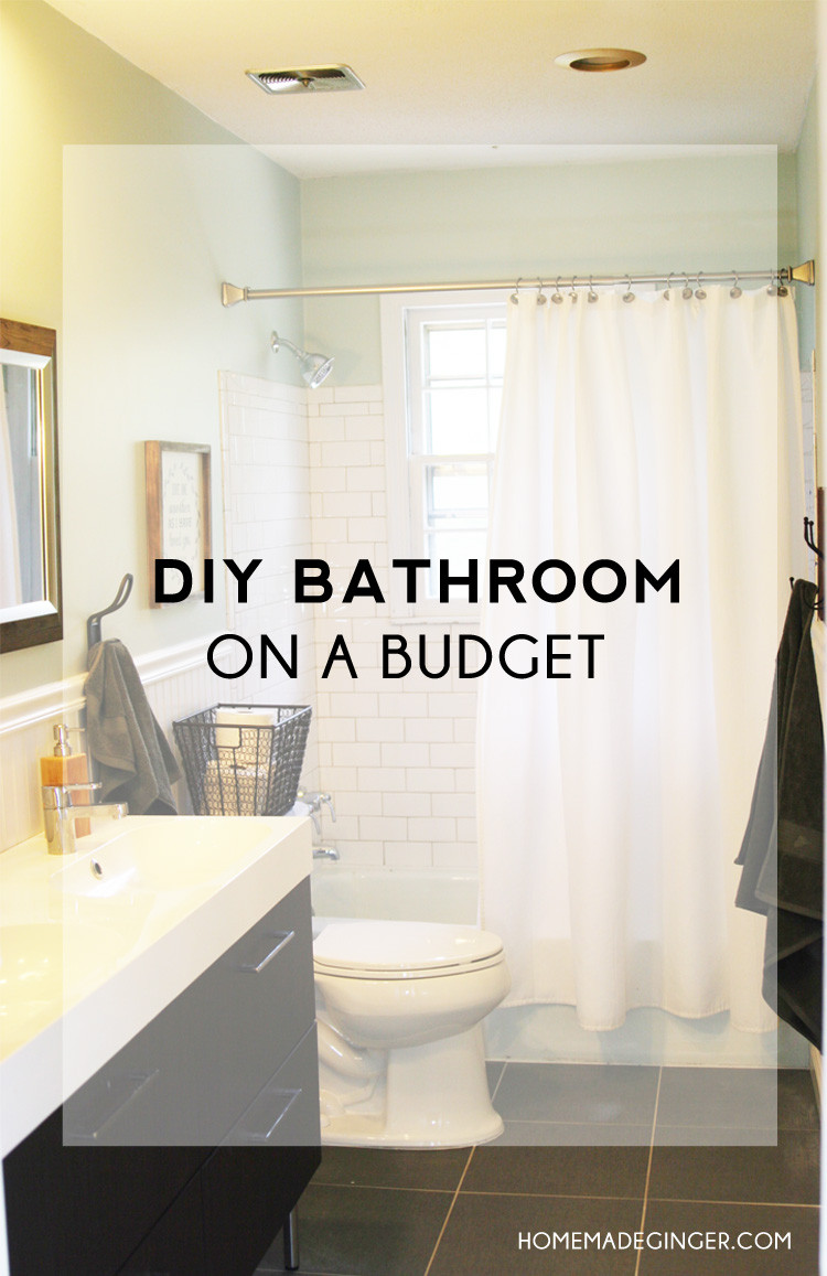 Best ideas about DIY Bathroom Remodel On A Budget
. Save or Pin DIY Bathroom A Bud Homemade Ginger Now.