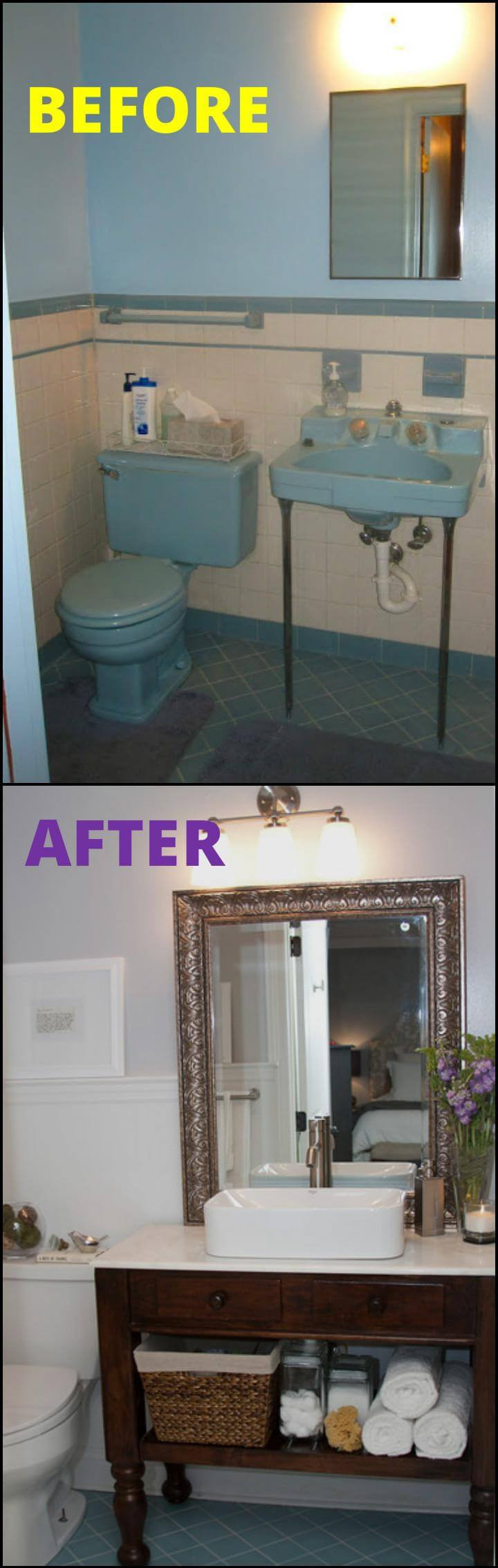 Best ideas about DIY Bathroom Renovation Steps
. Save or Pin 50 DIY Bathroom Projects to Remodel Step by Step Page 6 Now.