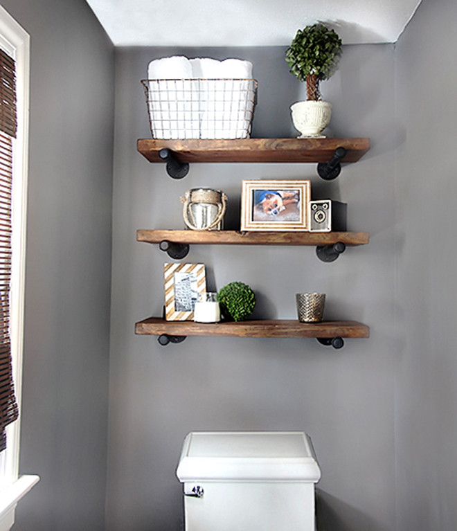 Best ideas about DIY Bathroom Shelves Over Toilet
. Save or Pin DIY Bathroom Shelves To Increase Your Storage Space Now.
