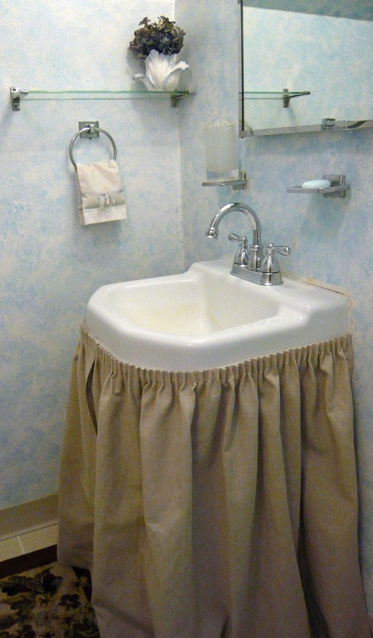 Best ideas about DIY Bathroom Sink
. Save or Pin Top 10 Easy DIY Sink Skirts Now.