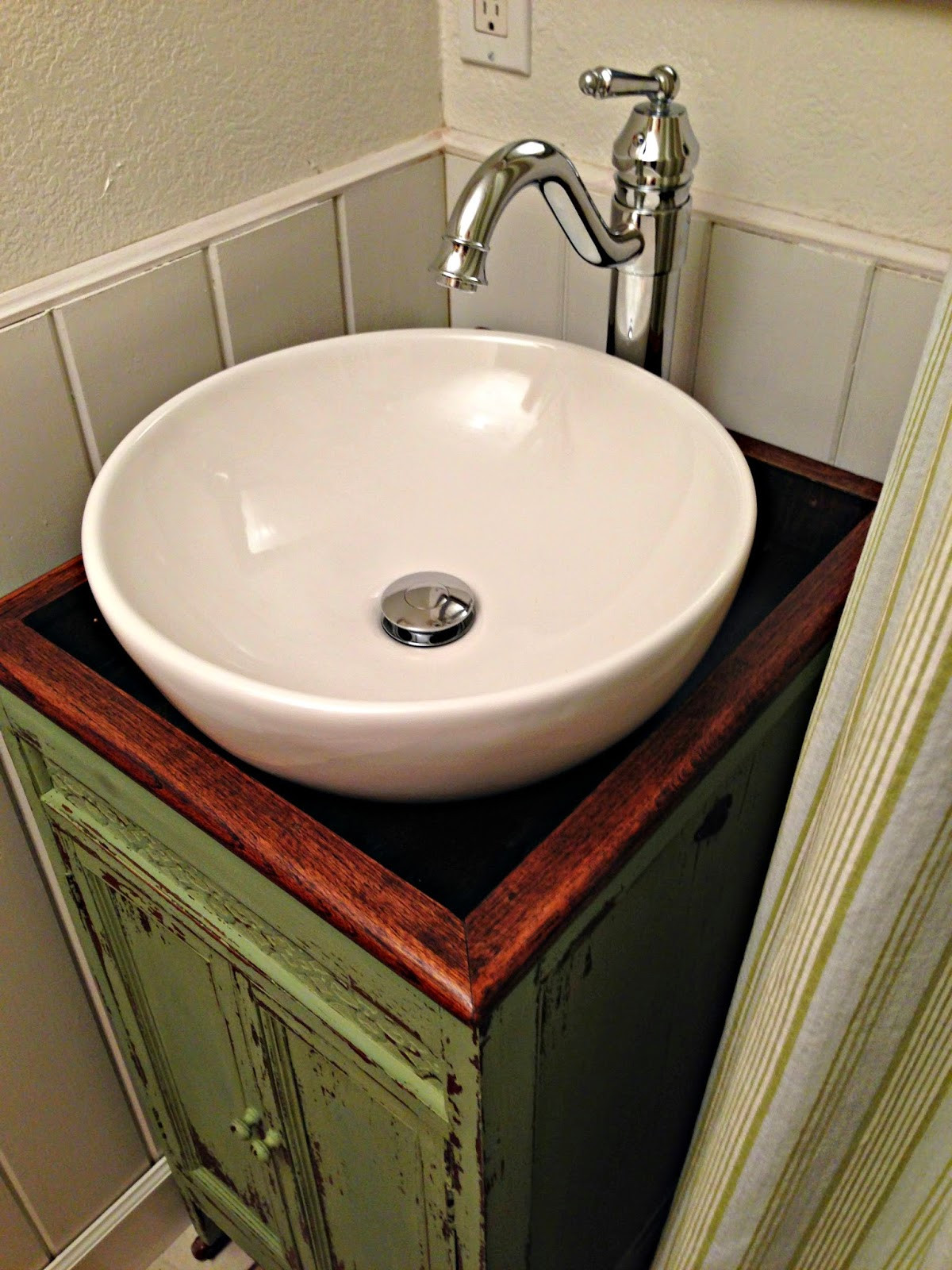 Best ideas about DIY Bathroom Sink
. Save or Pin blue roof cabin Victrola to Vanity Cabinet Now.