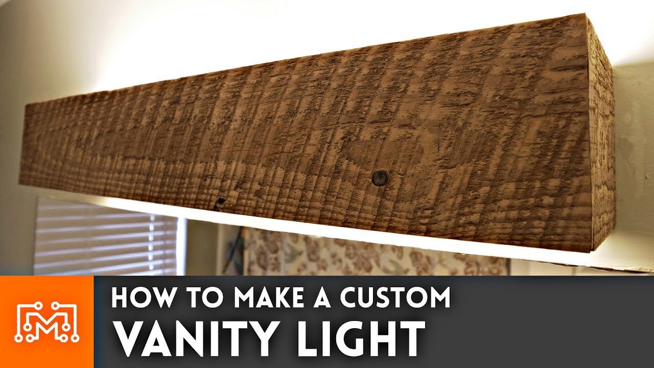 Best ideas about DIY Bathroom Vanity Light Cover
. Save or Pin How to make a Bathroom Vanity Light Woodworking Now.