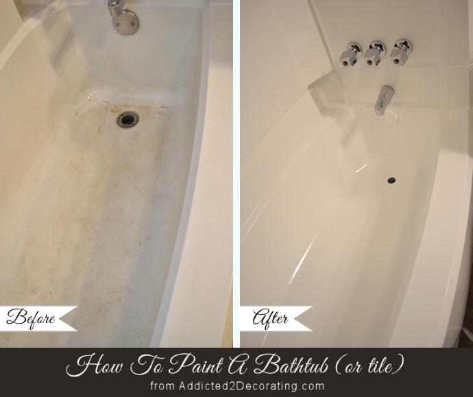 Best ideas about DIY Bathtub Paint
. Save or Pin DIY Painted Bathtub Follow Up Your Questions Answered Now.