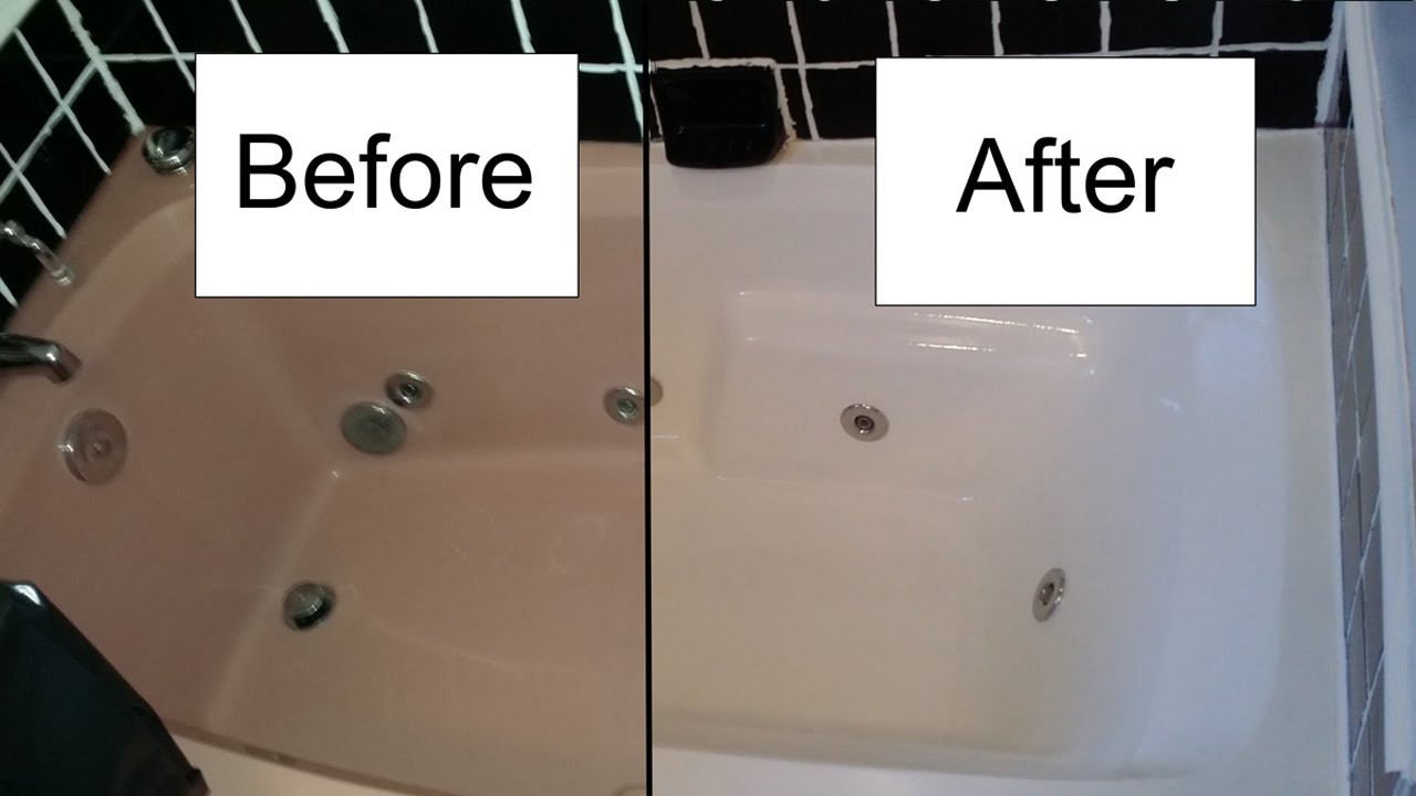 Best ideas about DIY Bathtub Paint
. Save or Pin How to refinish a bathtub with Rustoleum Tub and Tile kit Now.