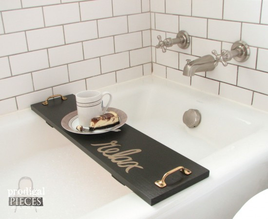 Best ideas about DIY Bathtub Tray
. Save or Pin DIY Bathtub Tray Tutorial Prodigal Pieces Now.