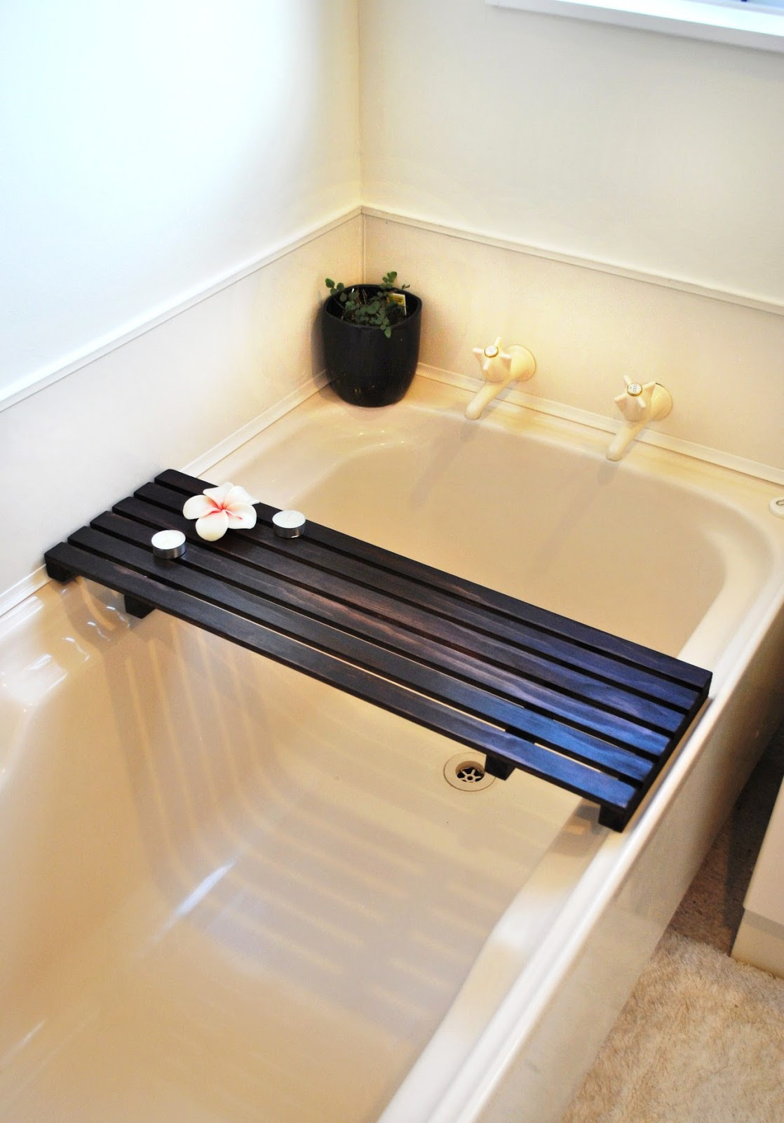 Best ideas about DIY Bathtub Tray
. Save or Pin DIY Kiwi How to build a timber bath caddy Now.