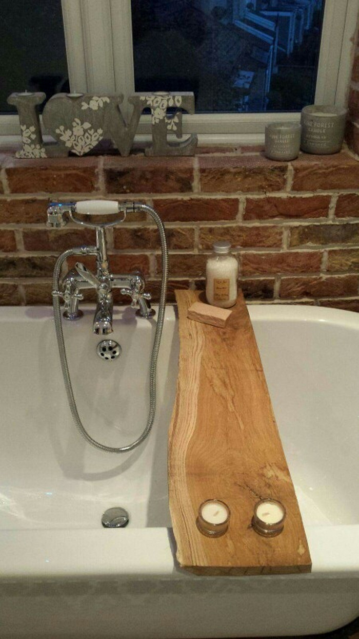 Best ideas about DIY Bathtub Tray
. Save or Pin DIY Bathtub Caddy Now.