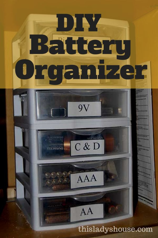 Best ideas about DIY Battery Organizer
. Save or Pin Battery Organizer Pinterest DIY Organizers Now.