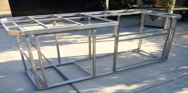 Best ideas about DIY Bbq Island Kits
. Save or Pin 8 Foot BBQ Island Frame DIY Now.