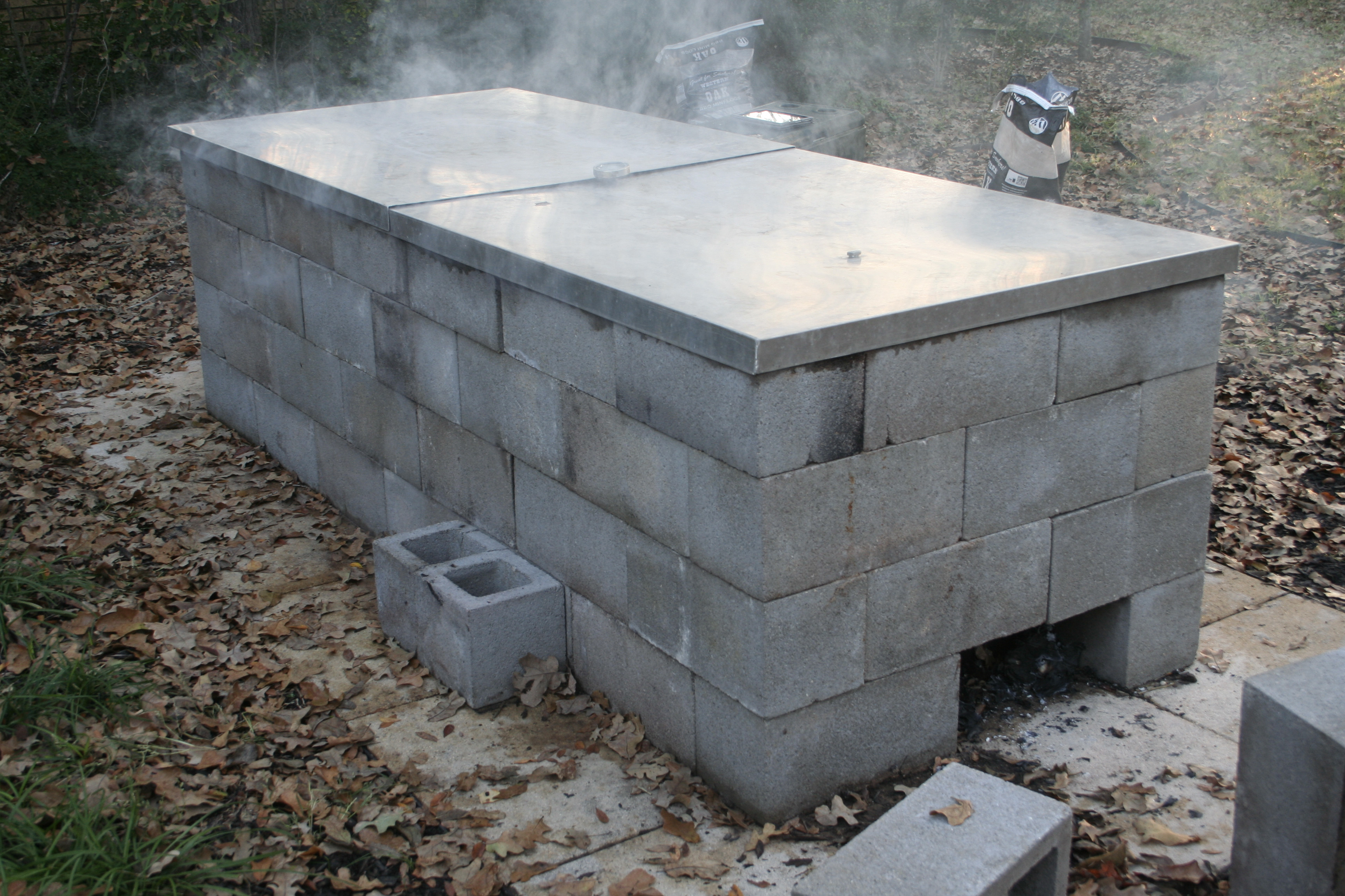 Best ideas about DIY Bbq Pit
. Save or Pin Anatomy of a cinder block pit Texas Barbecue Now.