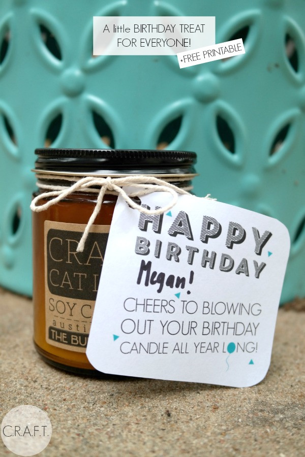 Best ideas about Diy Bday Gift Ideas
. Save or Pin DIY Birthday Gifts free printable C R A F T Now.