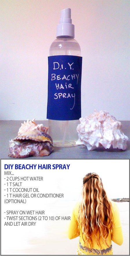 Best ideas about DIY Beach Hair Spray
. Save or Pin Beach Waves Hair Spray DIY hair styles Now.