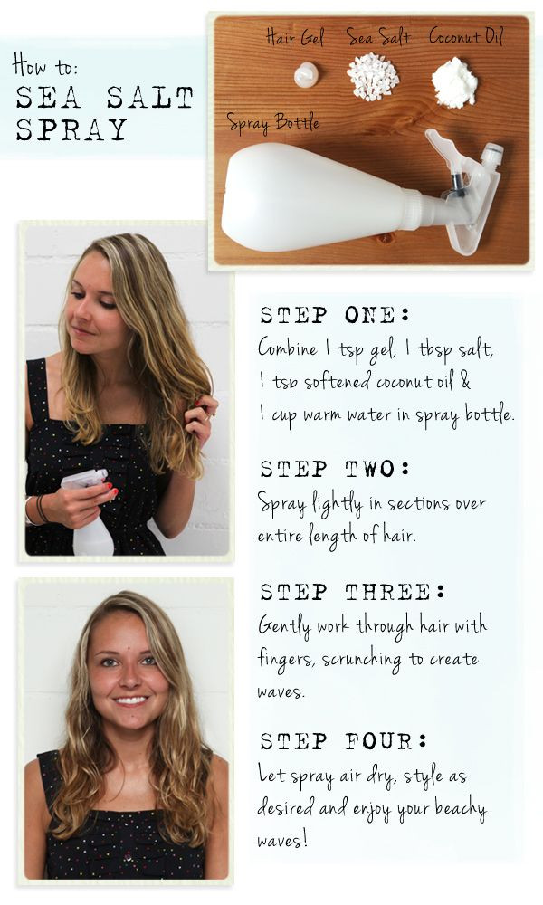 Best ideas about DIY Beach Hair Spray
. Save or Pin Sea salt hair sprays are an effortless and quick way to Now.